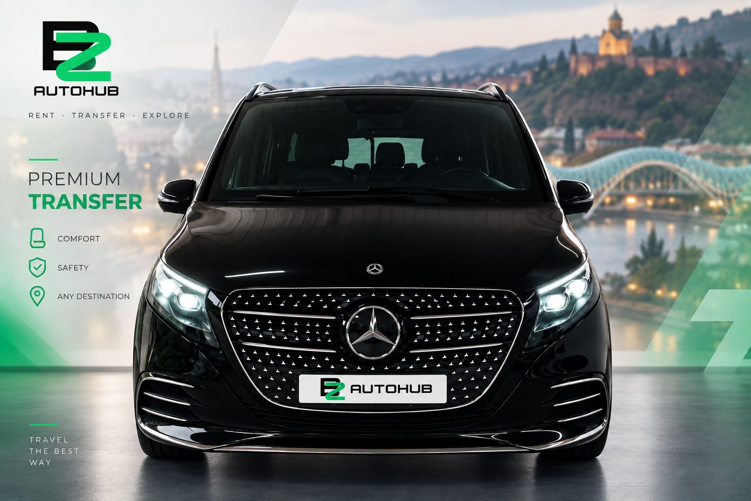 Mercedes-Benz V-Class rental car in Georgia